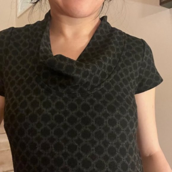 Fall Mono Pattern Tunic Dress - Picture 4 of 8